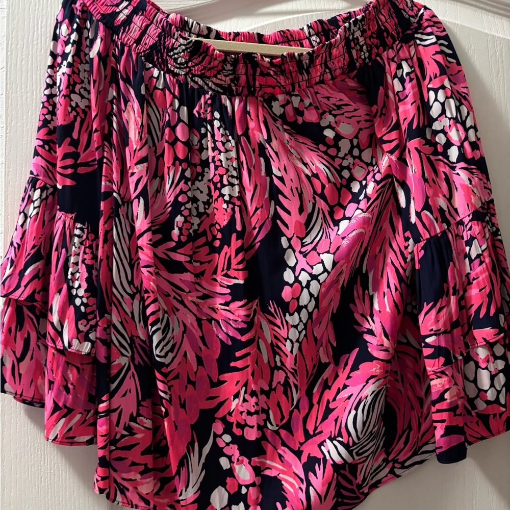 Lilly Pulitzer Off the Shoulder Shirt